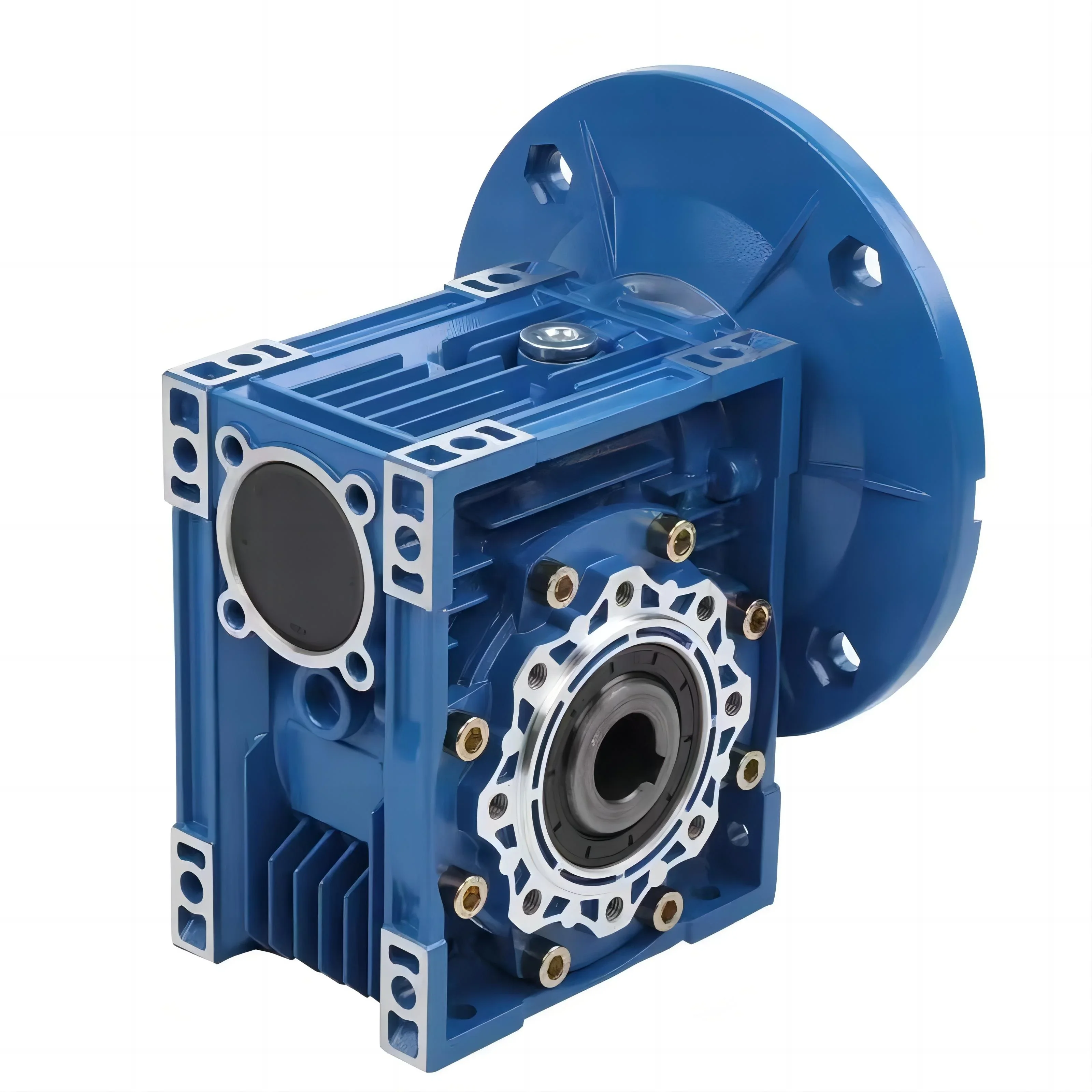 Input Hole Size 9mm 11mm 14mm NMRV 30 0.06~0.18KW Worm Gearbox  B14 B5 Flame Size Reducer Ratio (i=5,7.5,10~60,80,100)