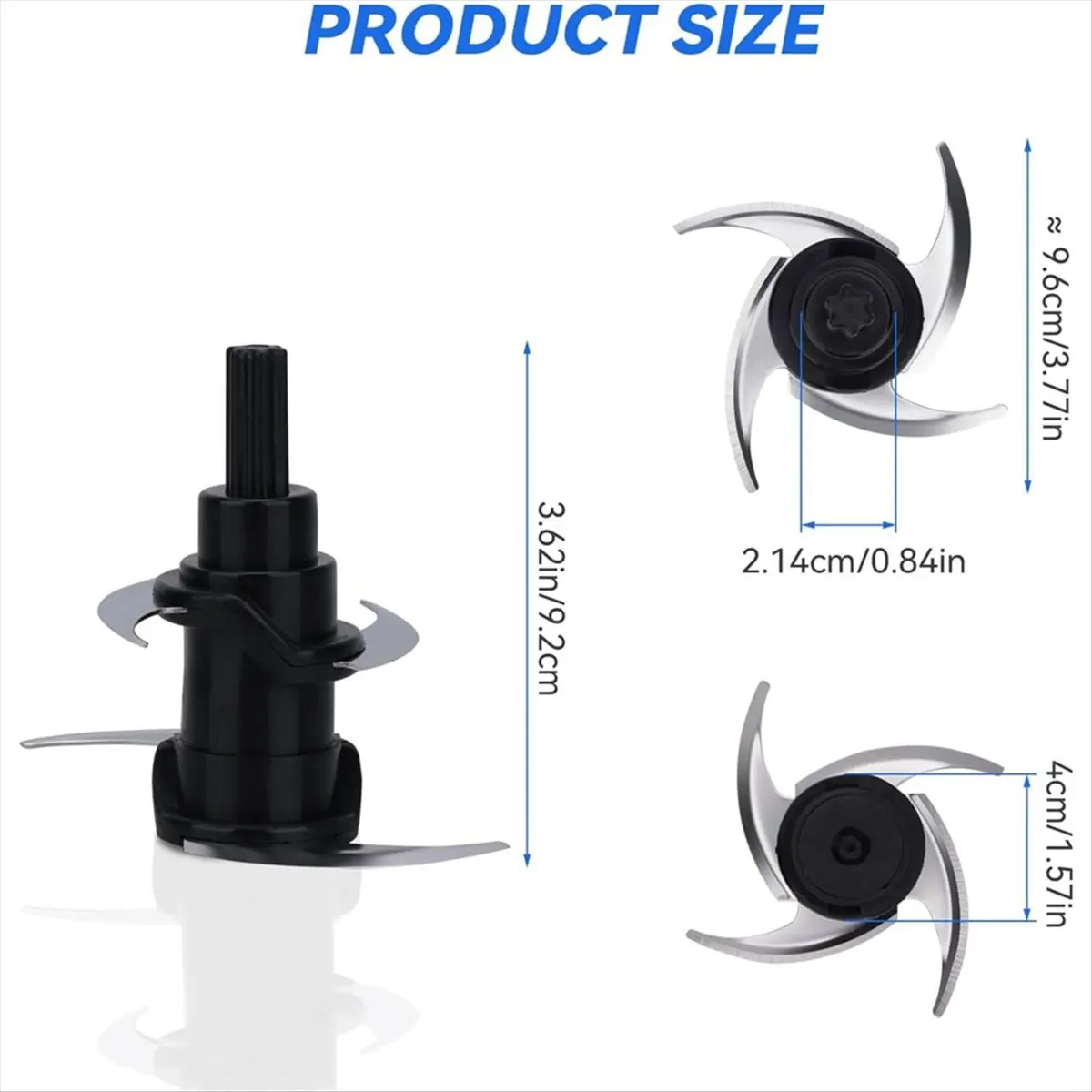 Replacement Blades for NJ100 NJ110GR NJ100WM Chopper Express Chop Blade - for 16-Ounce Food Accessories