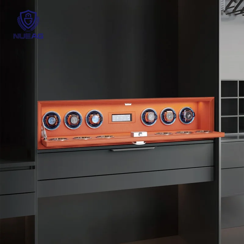 الساعات الأوتوماتيكية الجديدة وتخزين المجوهرات ووتش اللفاف صندوق الأمان