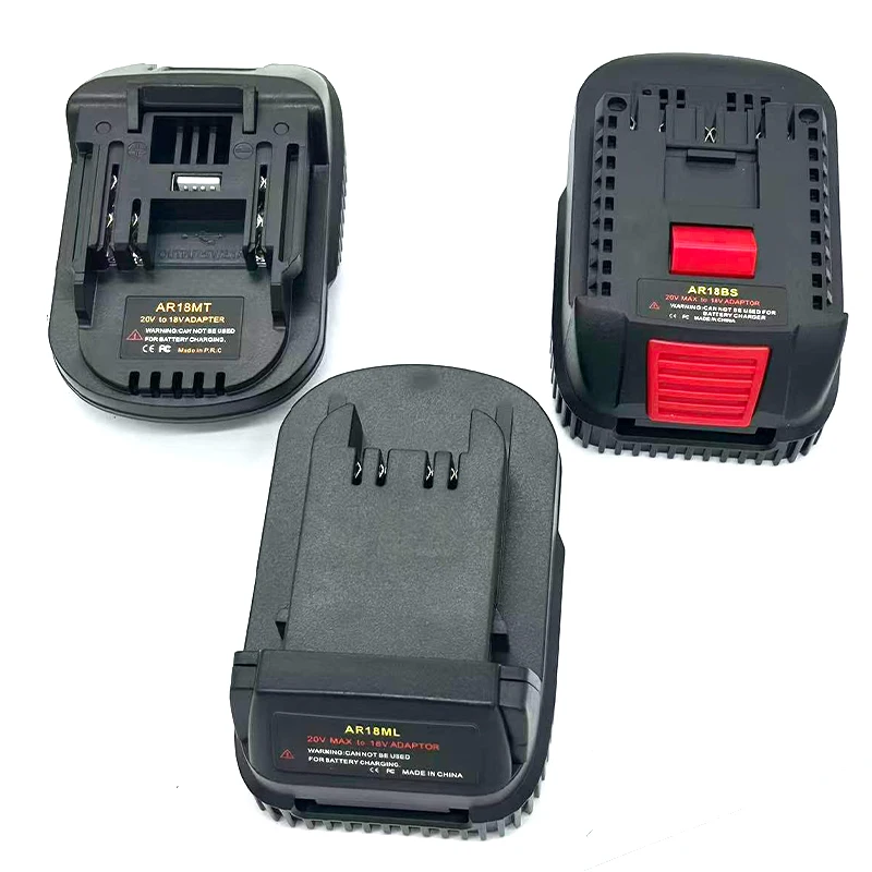 Adapter Converters Compatible for Aeg for RidGid 18V lithium-ion battery BL1830B/BAT618/M-18 Cordless Tools AR18MT AR18BS AR18ML