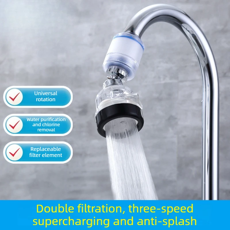 

Универсальный фильтр-аэратор для кухонного смесителя с функцией экономии воды и повышения давления