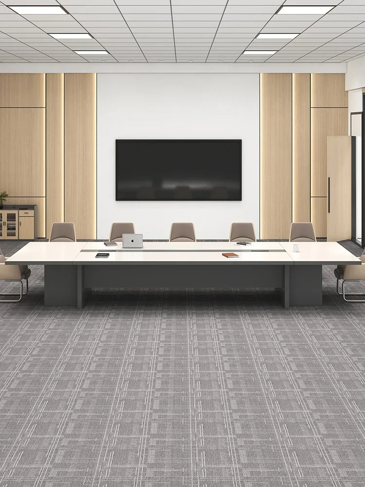 Office furniture Conference table Office negotiation reception table and chair combination Conference long  simple