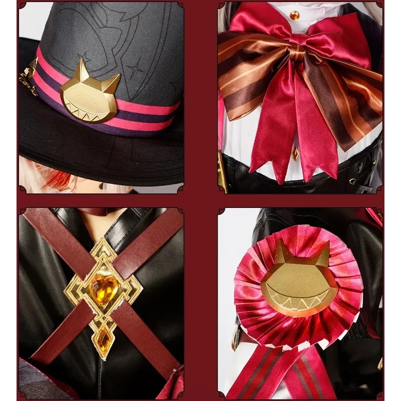 【Wetrose】 Disponibile Lyney Costume Cosplay Set di carte da poker Fontaine Genshin Impact Parrucca stile Halloween Francia Mago Gatto