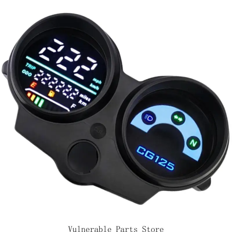 

D0UC Motorcycle Instrument Cluster Speedometer Tachometer Turn Light Monitor