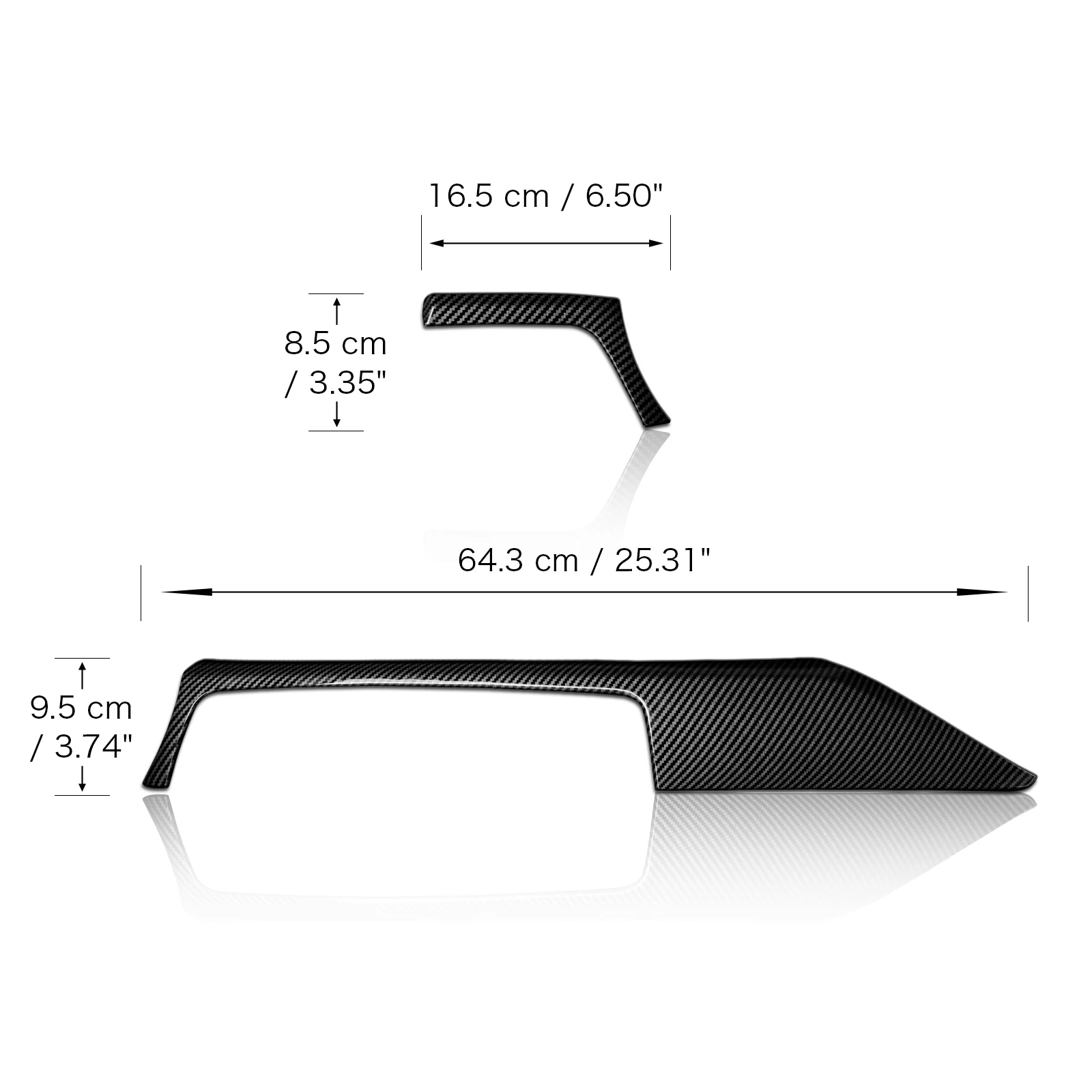 For BMW 3 4 Series F30 F31 F32 F33 F36 3GT F34 2013-2018 Car Center Console Panel Dashboard Protective Cover Carbon Fiber Trim