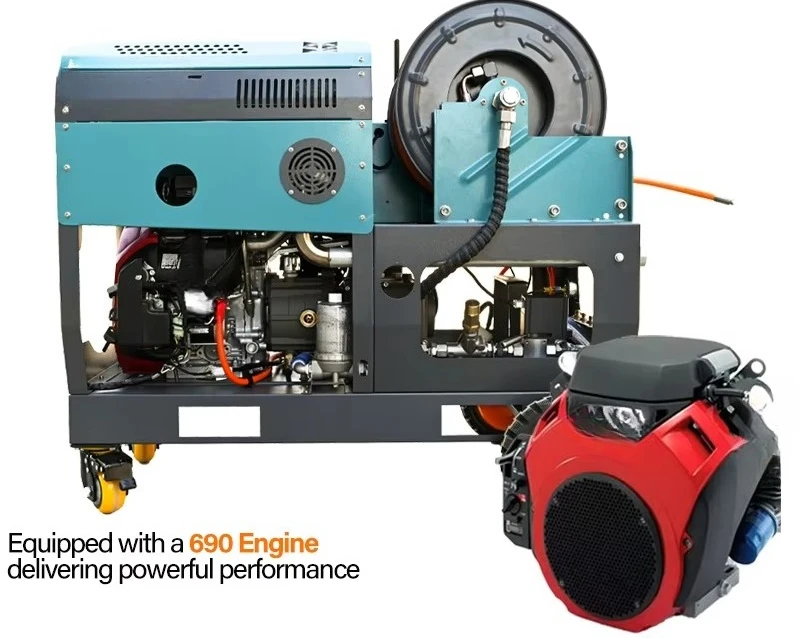 استنزاف جيت لتنظيف المجاري في الفنادق والمطاعم 4350 رطل لكل بوصة مربعة لتنظيف الأنابيب الزيتية 50-350 مم. #2