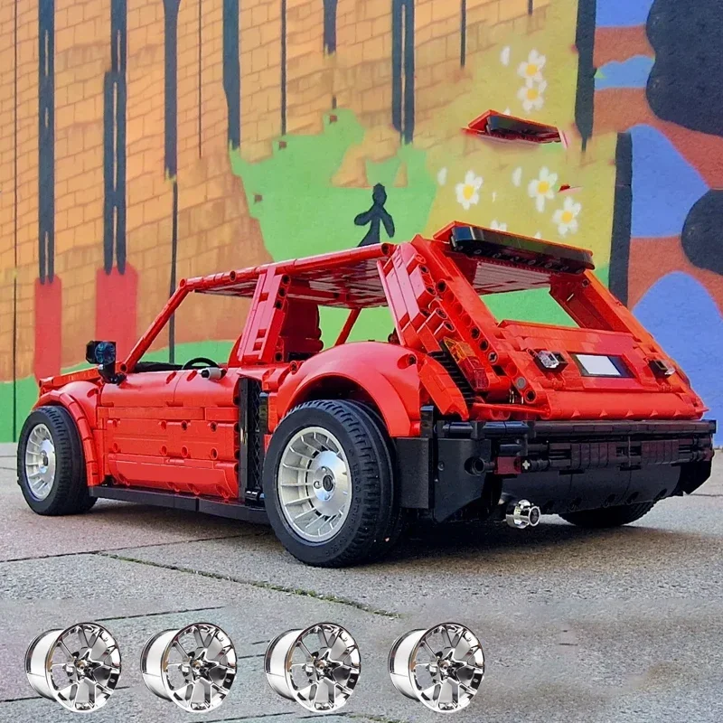 NEW MOC-115234 R5 Turbo sports supercar 2992PCS model buiding kit block self-locking bricks birthday Christmas collection gift