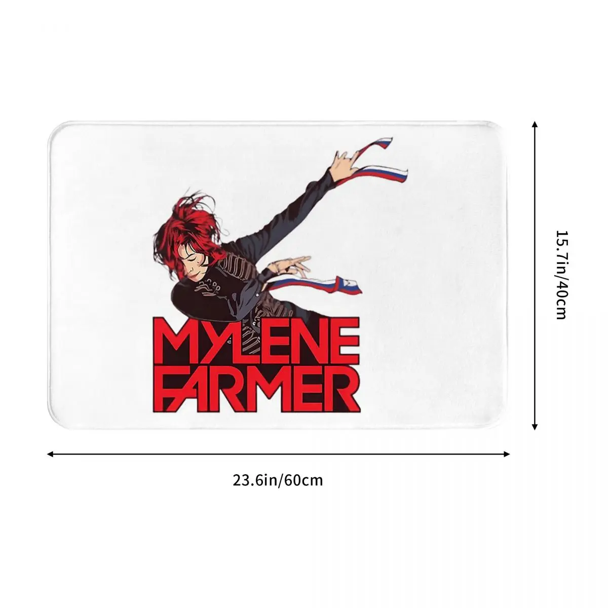Mylene Farmer Jeanne Doormat Durable Carpet Rug Kitchen Entrance Home Floor Mat for Bedroom Footpad Mats