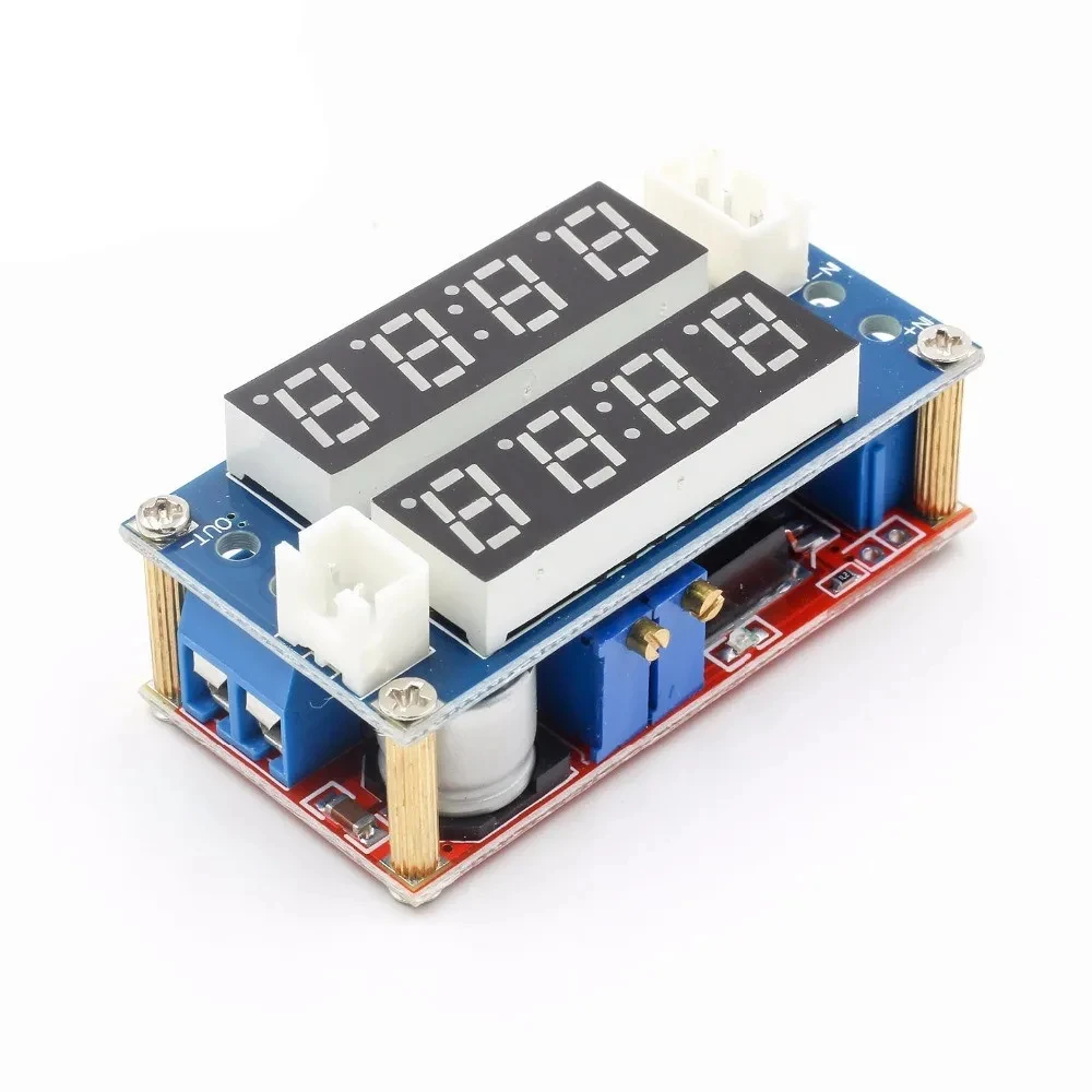 XL4015 5A 2 in 1 Adjustable Power CC/CV Step-down Charge Module LED Driver Voltmeter Ammeter Constant Current Constant Voltage