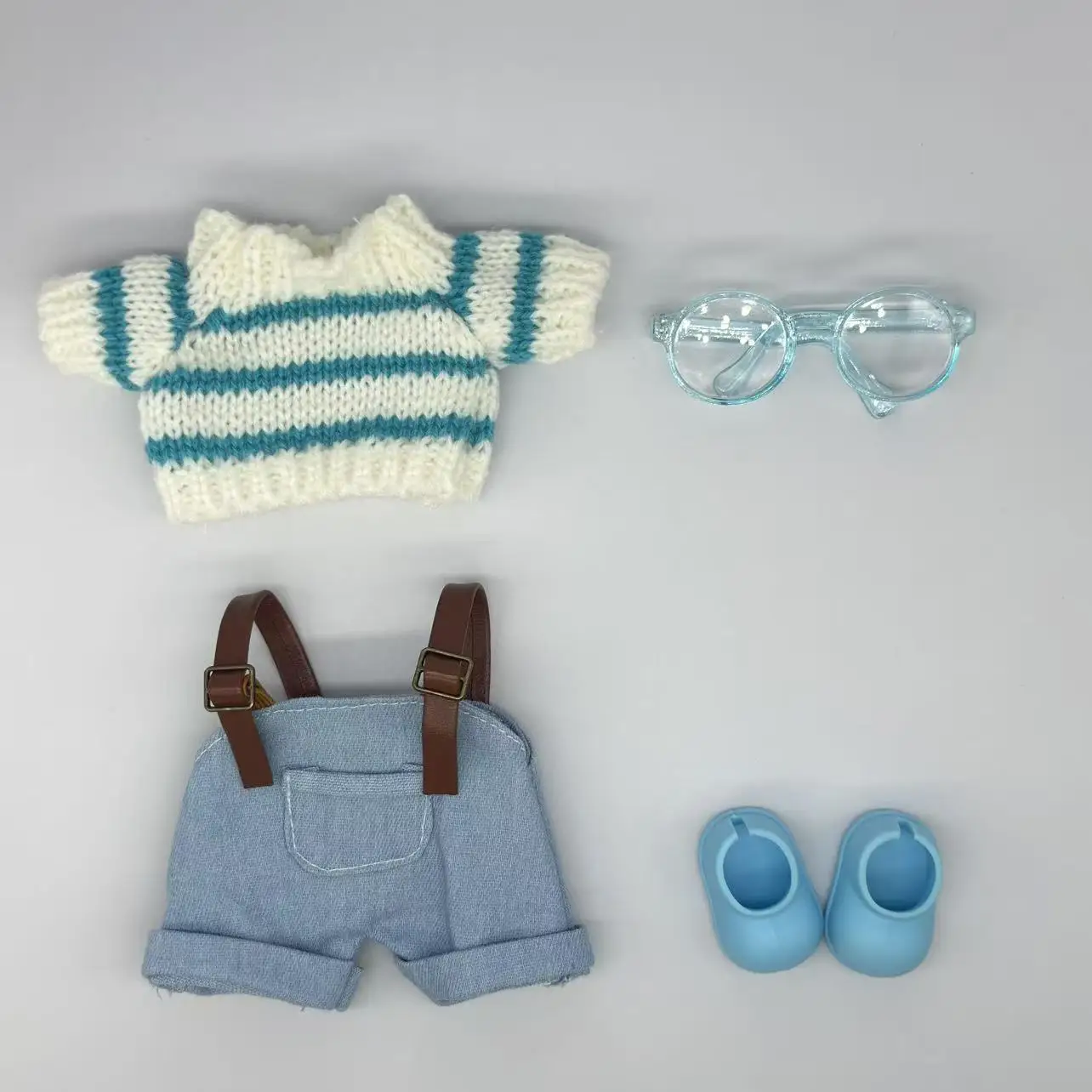 

Одежда для куклы Labubu, милый комплект свитеров, одежда 17 см, обувь для куклы, аксессуары «сделай сам», тренировочные сидячие вечерние игры, игрушки, подарки