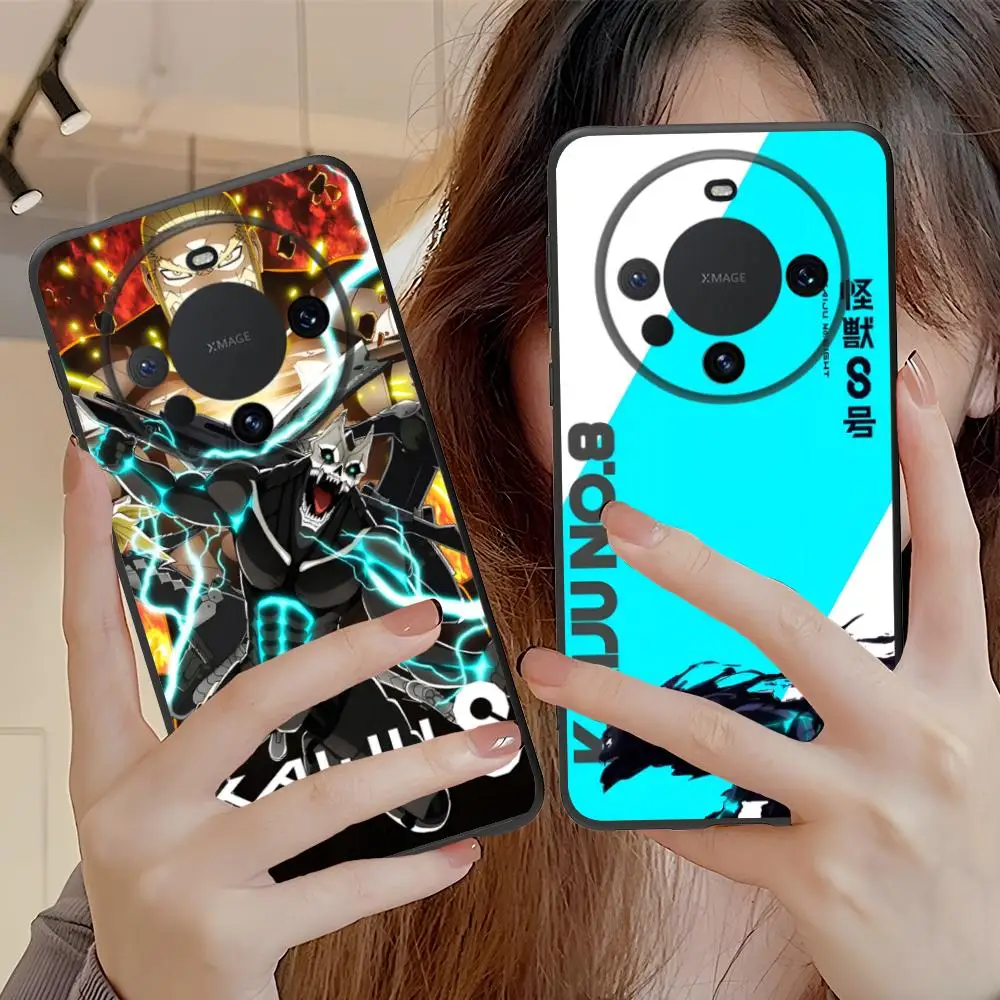 Kaiju No.8 Kafka Hibino funda de teléfono para Huawei Mate 60 50 40 30 20 10 Pro Plus Lite E 5G cubierta de impresión colorida de lujo