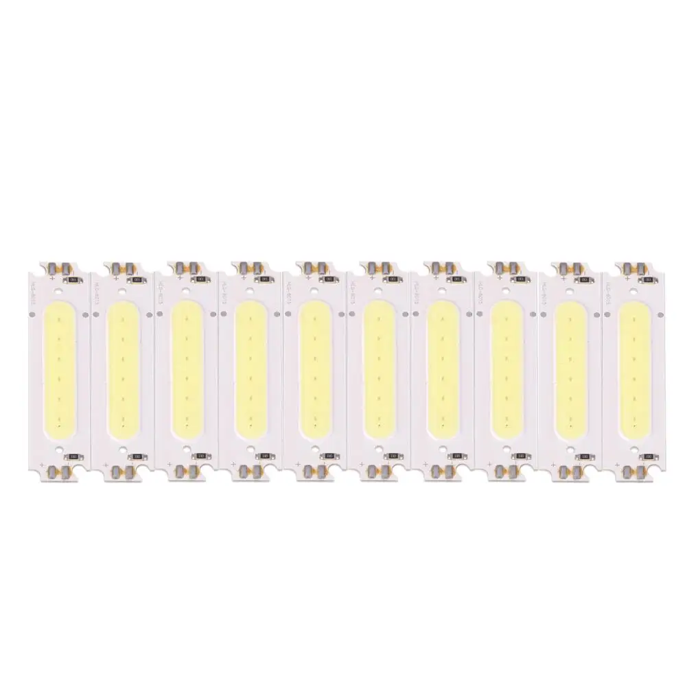 

10Pcs 12V 2W High Brightness Aluminum COB LED Chip Light Source DIY Bulb for Lamp Fixtures and Car for lighting