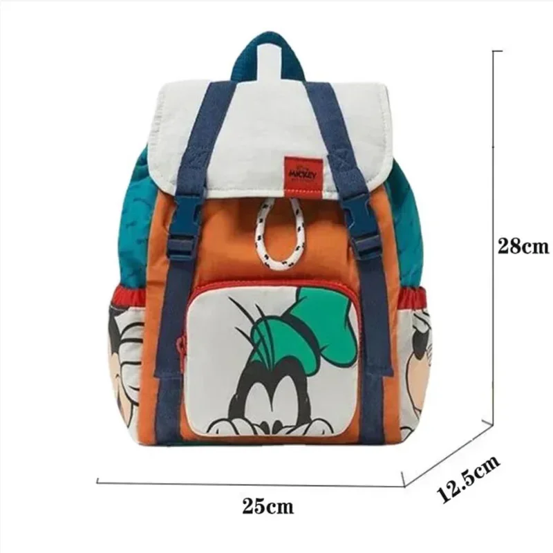 Disney Mickey Backpack Trendy Casual Children\'s Schoolbag Backpack Cartoon Fashion Kindergarten Children\'s Schoolbag