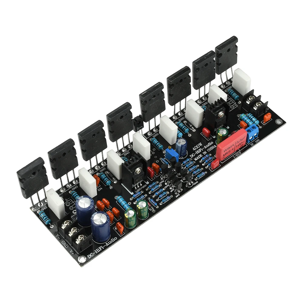 DC 20V-90V 500W 400W 300W 200W Leistungsverstärkerplatine 1943+5200 Mono HIFI Paar-Röhrenverstärker Hochleistungs-Audioverstärkerplatine – Detail 9