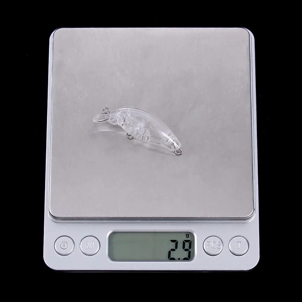 10pcs Micro Unpainted Crankbait Blanks 4.5cm 2.9g Floating Lure Bodies DIY Ultra Light Trout Bass Fishing Hard Baits Wobbler - view 6