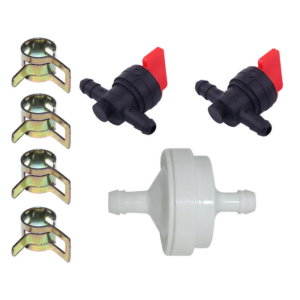In Line Fuel Shut Off Valve 1/4" For Briggs & Stratton Murray Toro 494768 698183 Grass Trimmer Cortador De Grama