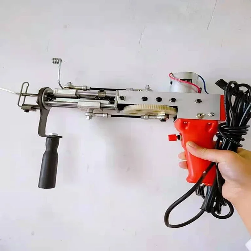 Hot sales 110V-220V Electric carpet tufting gun hand gun Loop Pile cut pile Carpet weaving flocking machines