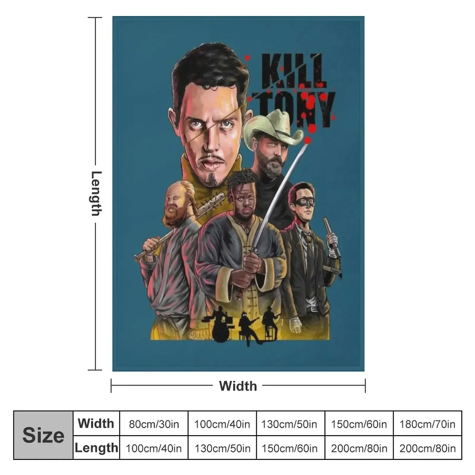 Kill Tony Throw Blanket cosplay anime wednesday Giant Sofa Blankets For Baby Warm Baby Blankets