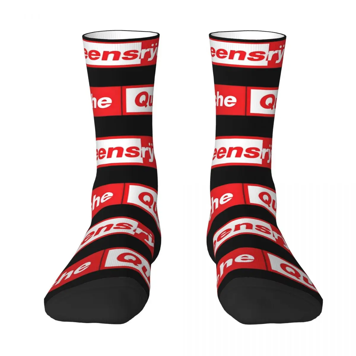 Unisex Queensryche Metal Music Band Rock Outfits Socks Breathable Socks Soft For Daily Wear