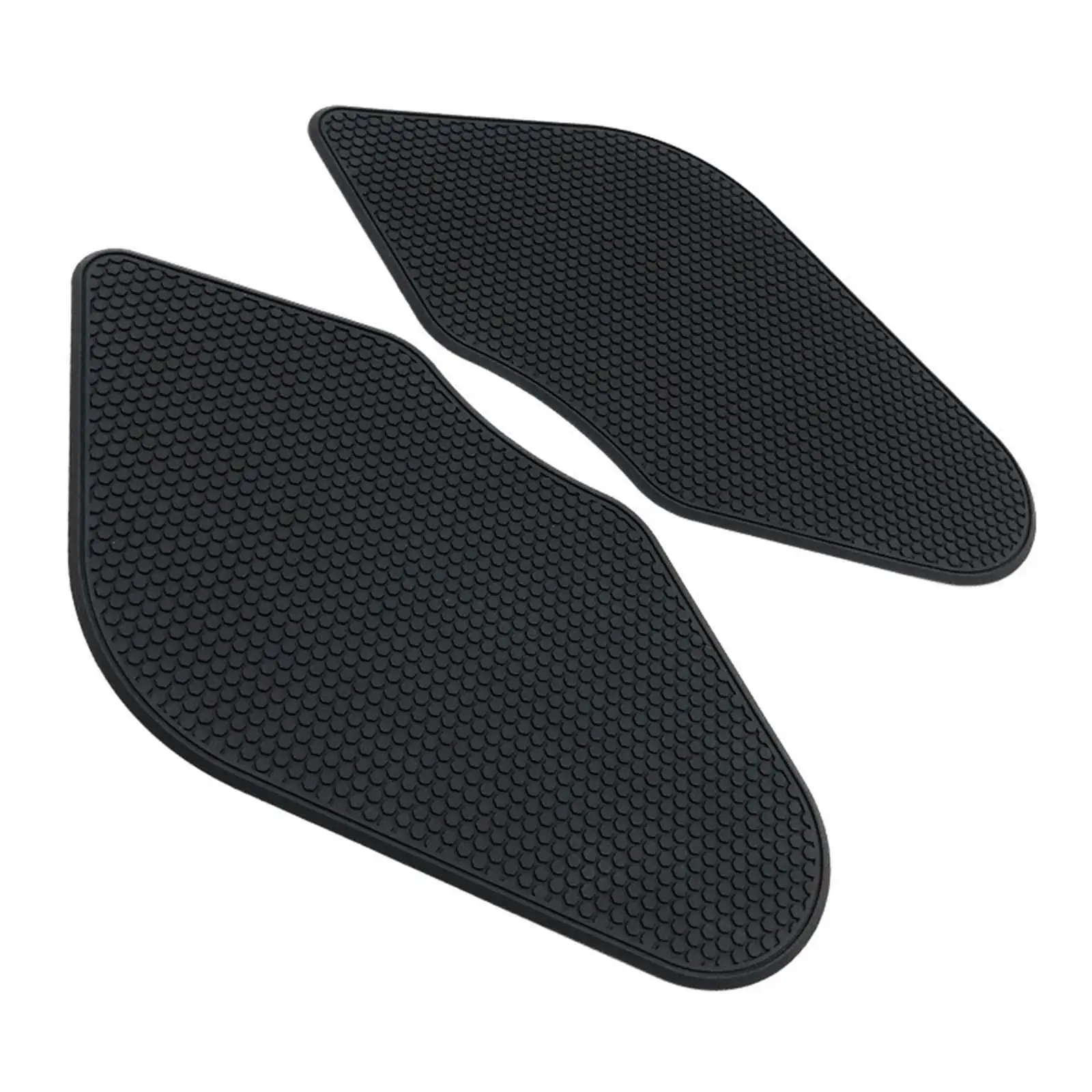 2Pcs Motorcycle Tank Pad Protection Wear Resistant Black Decoration Gas Tank image 4