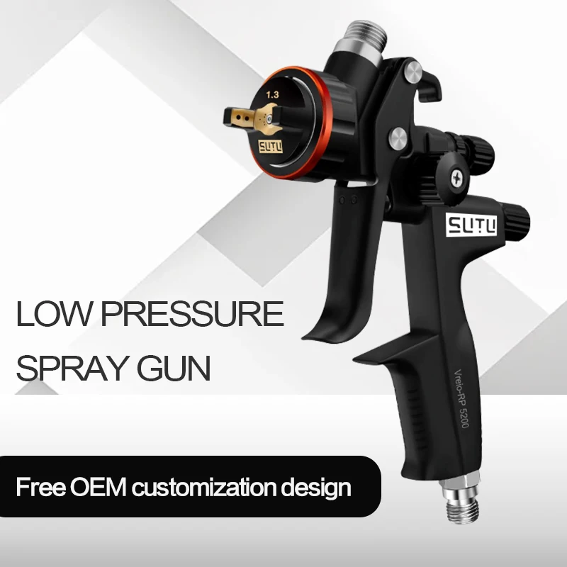 The 5200 Black Spray Gun Features High Atomization for Fine and Uniform Spraying, Making It Suitable for Automotive Painting