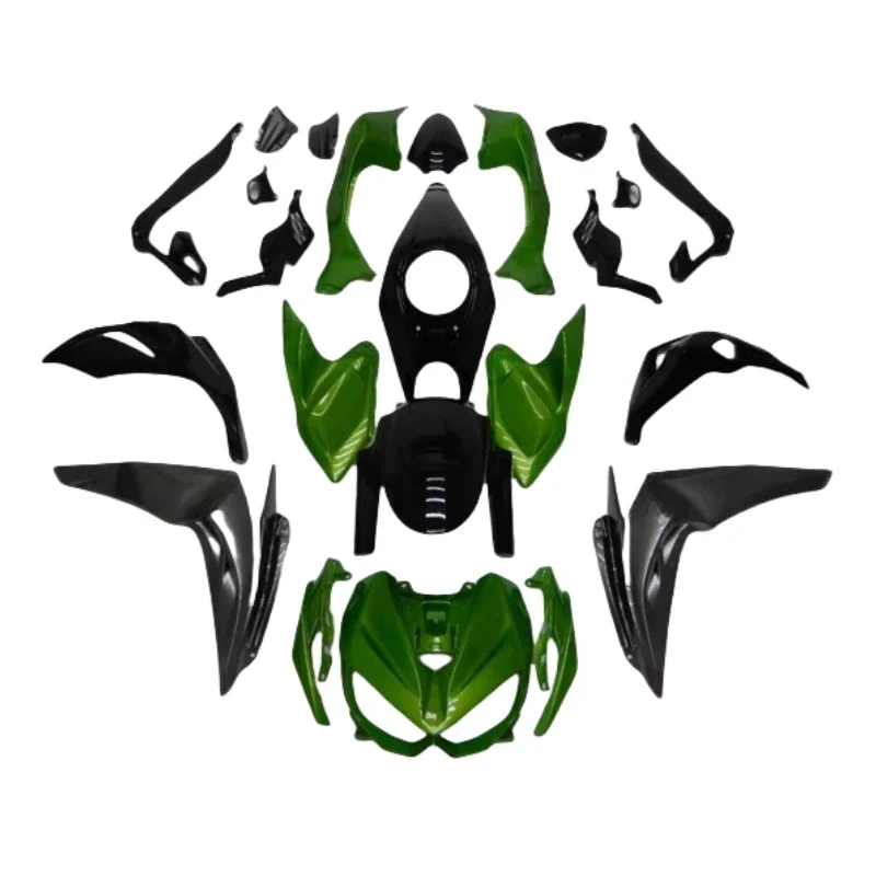 green &black Complete Fairing set for  Z1000 / Z1000R 2014 - 2021