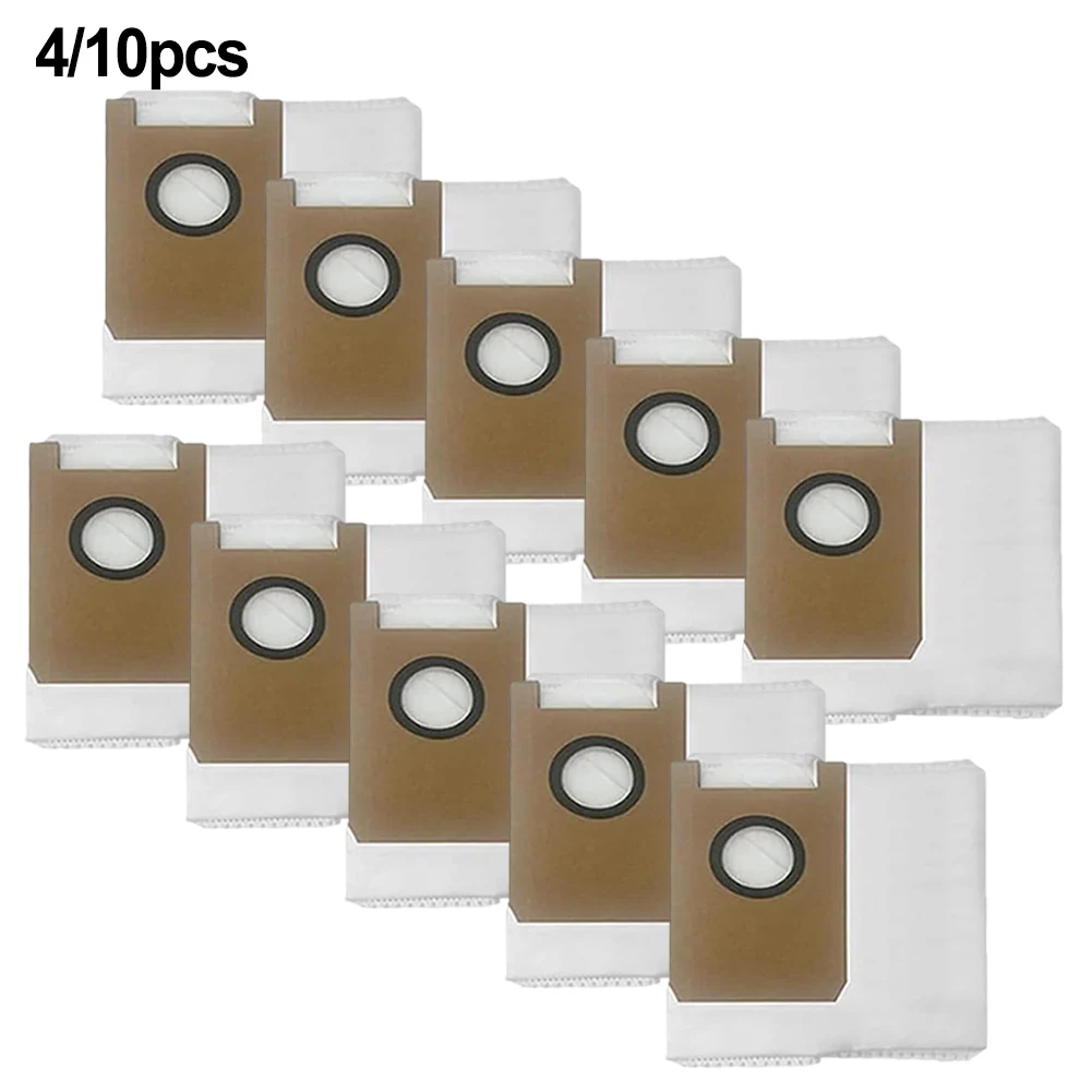 4/10pcs Replacement Dust Bags For Loorow AT800 Robot Vacuum Cleaner Accessories Capture Dust Dirt Cleaning Tools