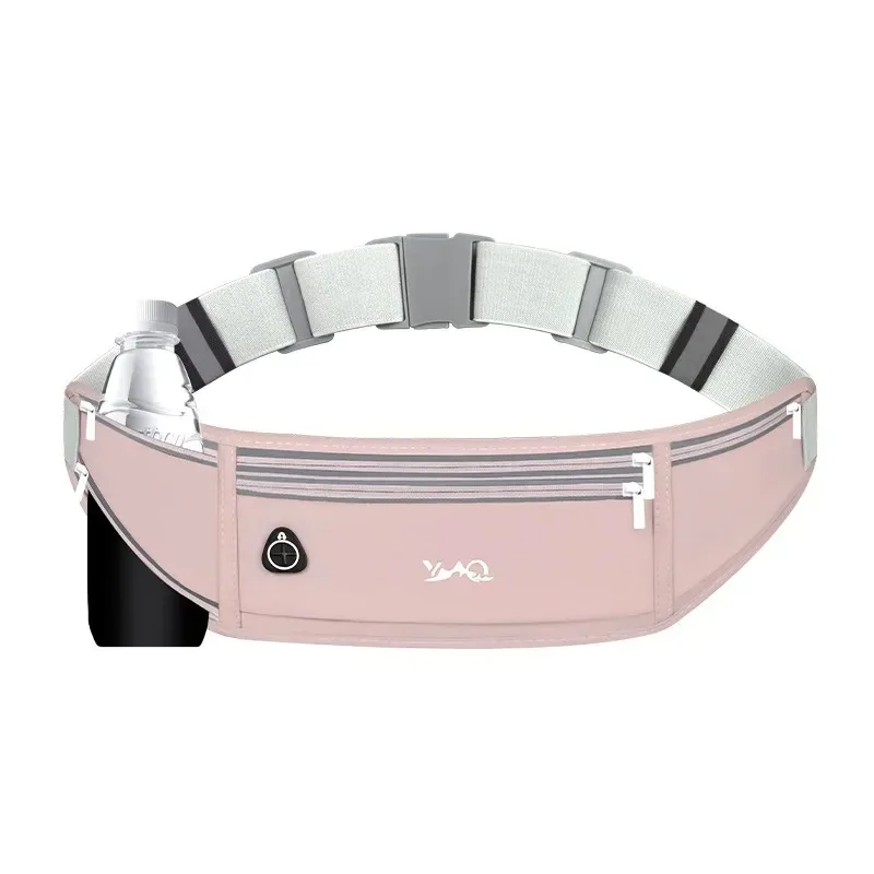 ثلاثة أقسام تشغيل الخصر أكياس مقاوم للماء متعددة الوظائف ماراثون حقيبة جري حالة حقيبة بحزام حقيبة الهاتف الرياضية حزمة الهاتف فاني #6