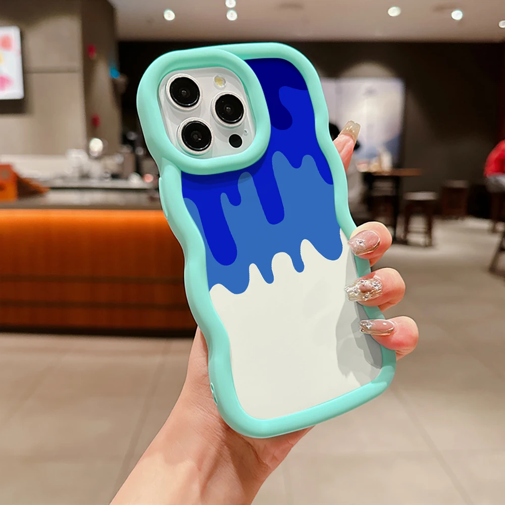 Funda de teléfono con diseño de moda para iPhone, carcasa de silicona suave de Color sólido para iPhone 16, 15 Pro Max, 14, 13, 12, 11 Pro Max, XS, XR, X, 7, 8 Plus, SE