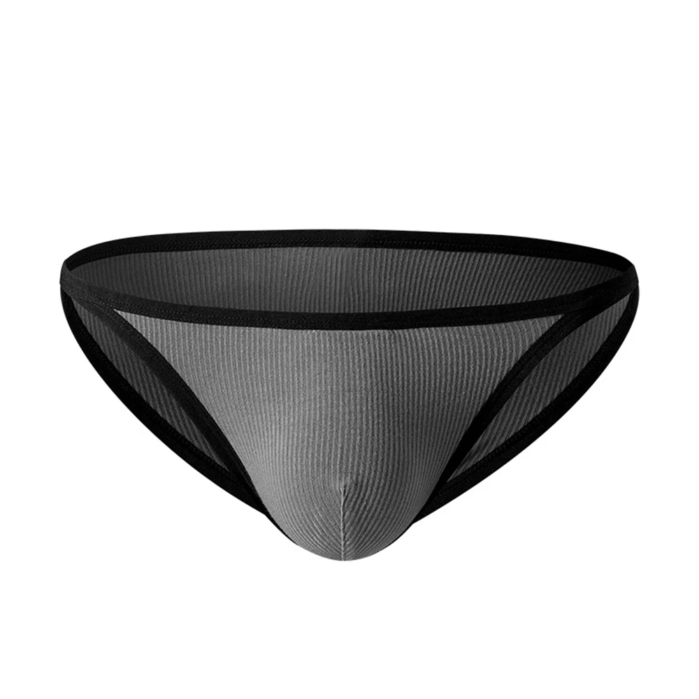 Men's Panties Low-Waist Briefs Threaded Underpants Comfortable Shorts Sexy U Convex Underwear For Hot Man Breathable Lingerie image 4