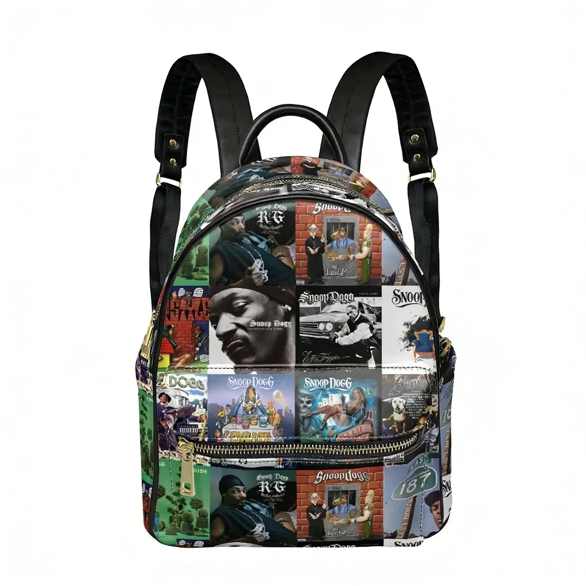 

Snoop Dogg USA Rapper Munch Backpack Womens Men Personalized Double Shoulder Bag Business Travel Bookbag Rucksack Gift Daypack
