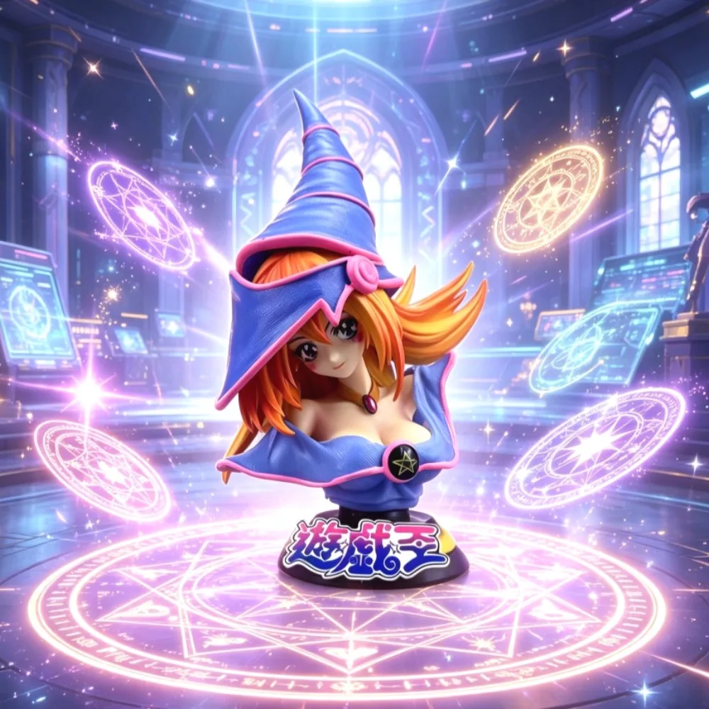 15cm/5,91 Zoll Anime-Figur Dunkle Magierin Yu-Gi-Oh! Actionfiguren PVC-Statue Schreibtisch-Ornament Sammlerstück Modell Spielzeug Geschenke