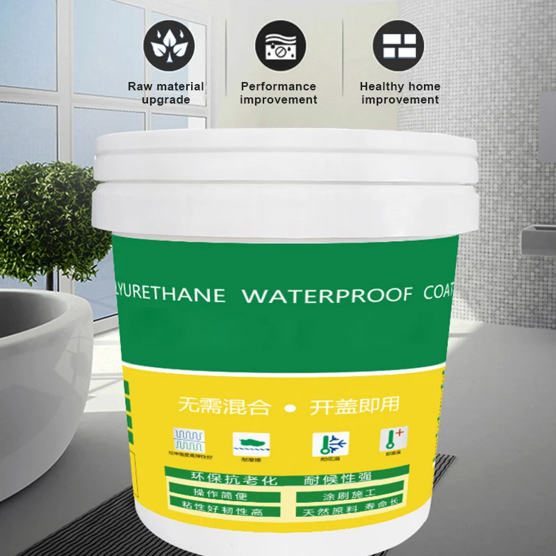 300ml/1000ml Home Innovation Sealant Polyurethane Waterproof Coating for Home Bathroom Ceiling Adhesives and Sealants