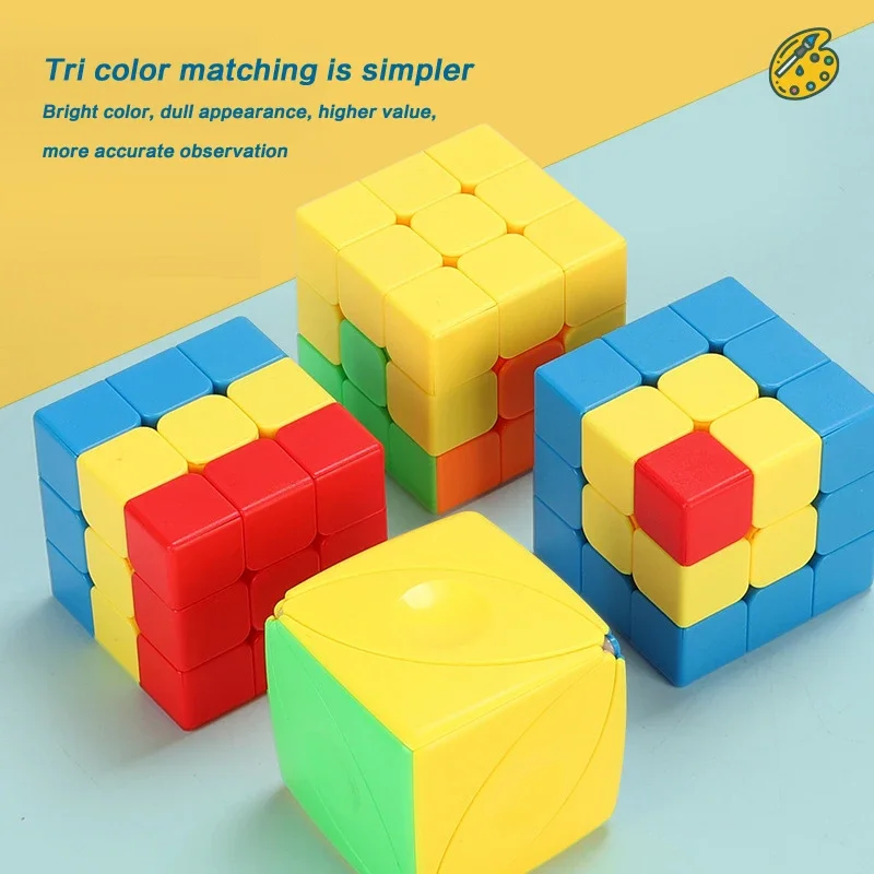 

MOYU Children Teaching Puzzles Series 3x3x3 Cubo Magico Unicorn Pudding Bumpy Little Red Hat Magic Cube Set Speed Education Toys