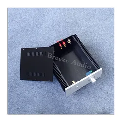 KYYSLB 211*90*257MM All Aluminum Amplifier Chassis Case 2109 Amplificador Housing AMP Enclosure Box with RCA Binding Posts