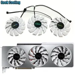 PLA09215S12H T129215SU 82MM/87MM 4PIN Video card cooling fan,For Gigabyte RTX 3090、3080TI、3080、3070TI VISION OC