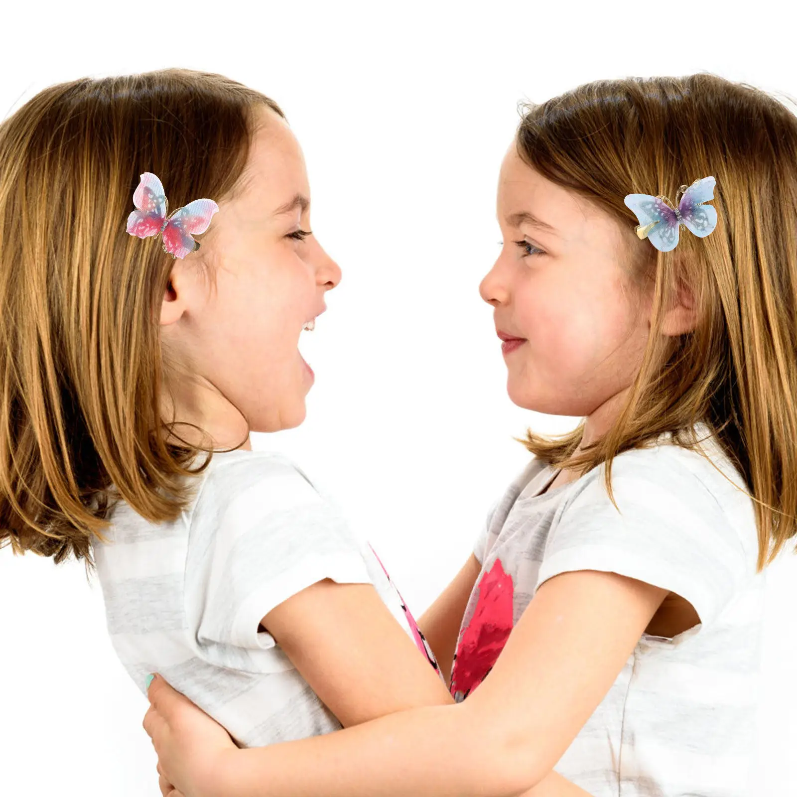 

10 шт. заколок для волос в форме бабочек, маленькие аксессуары для волос для девочек, детские заколки, инструменты для укладки волос для дня рождения, косплея