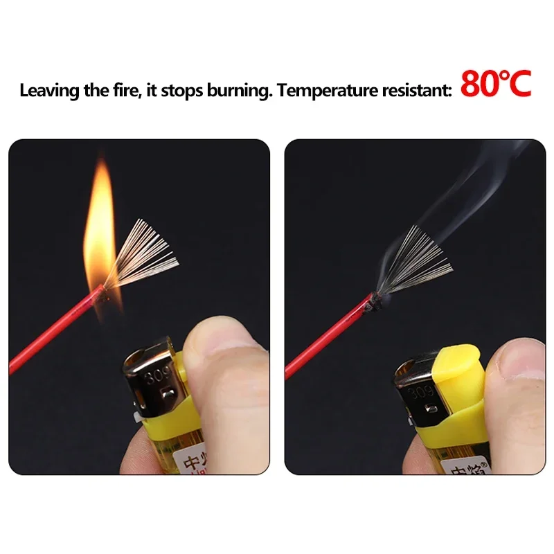 5/20M UL1007 PVC Tinned Copper Cable 300V Heat-resistant 80°C Household Appliances Lamp Light Wire 30 28 26 24 22 20 18 16AWG