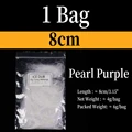1 bolsa de perlas moradas UV