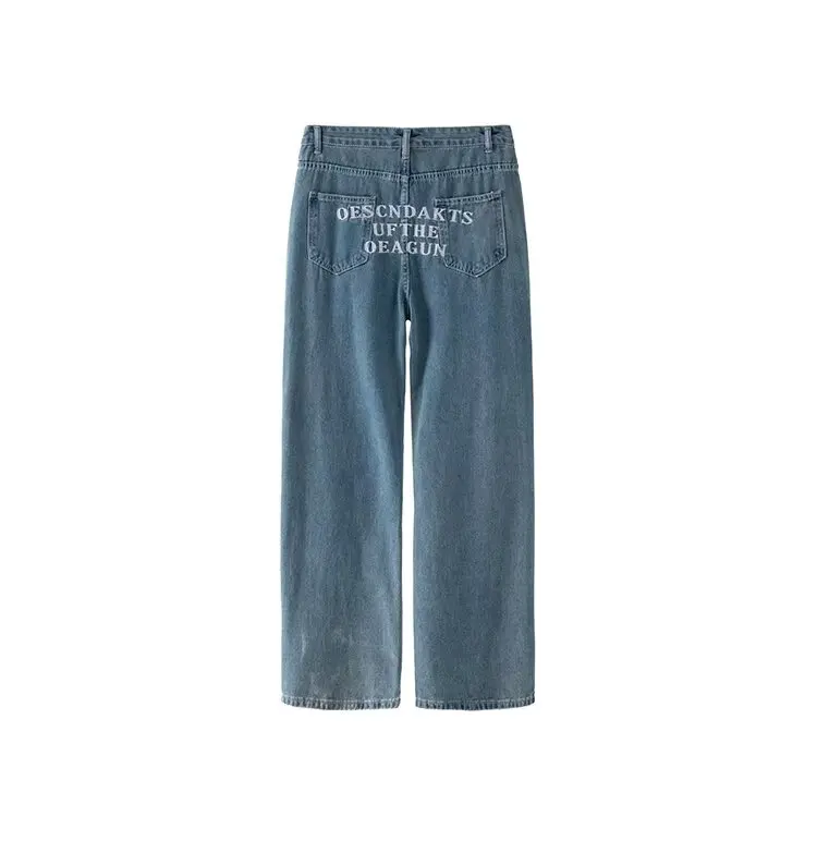 2024 ropa y2k streetwear drachens tickerei sommer neue jeans hose für männer kleidung gerade luxus denim hose pantalon homme – Detail 18