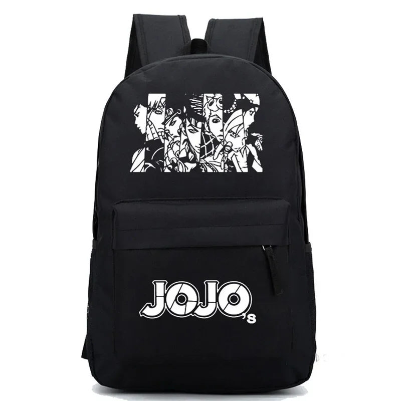 

Anime JOJO's Bizarre Adventure Bag Manga Cosplay Backpack with JOJOs Logo D School bags