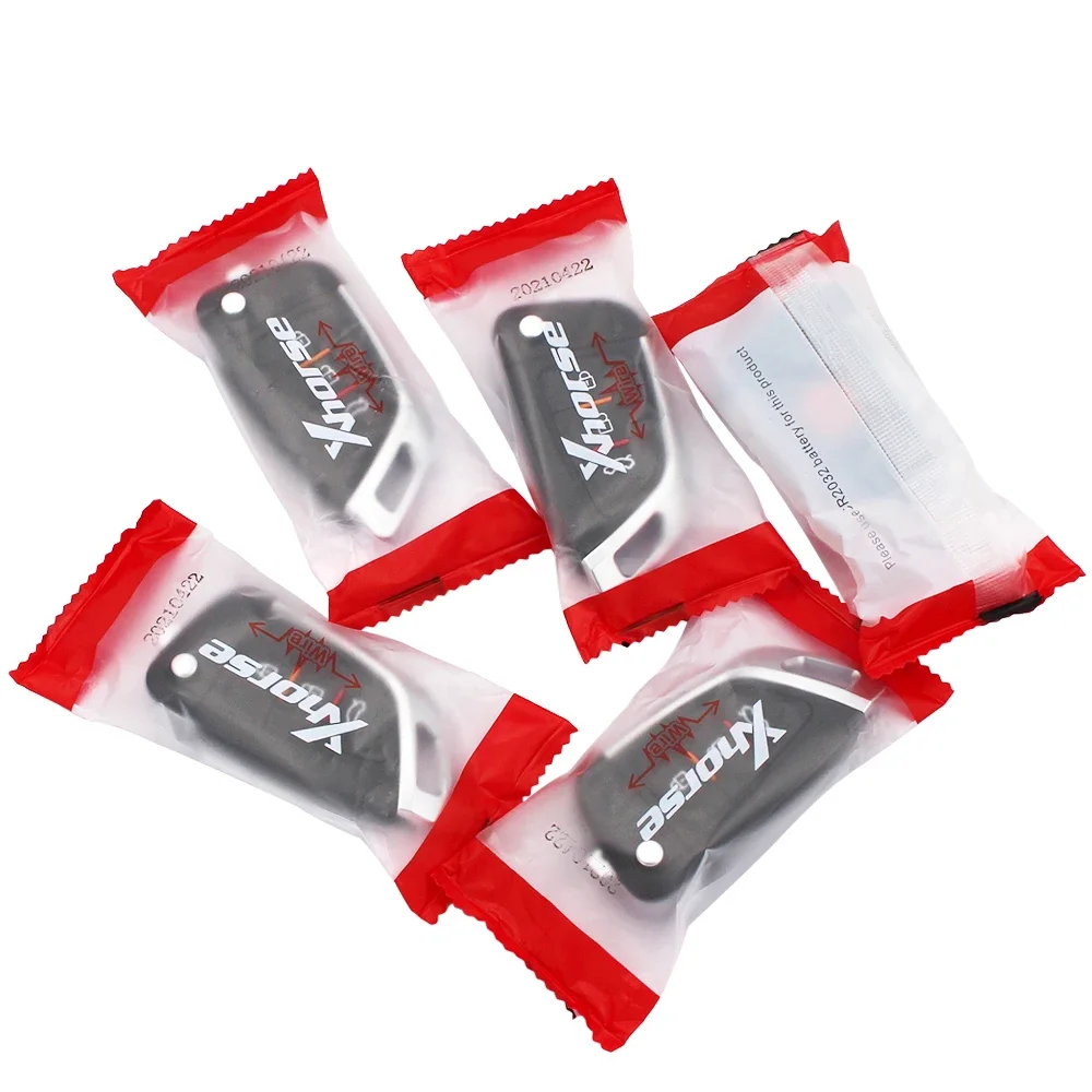 5PCS/Lot Xhorse XKKF02EN VVDI Wire Remote 3 Buttons XK Series Universal  Flip Car Key for D.F Styple VVDI2/VVDI Mini/Max Tool
