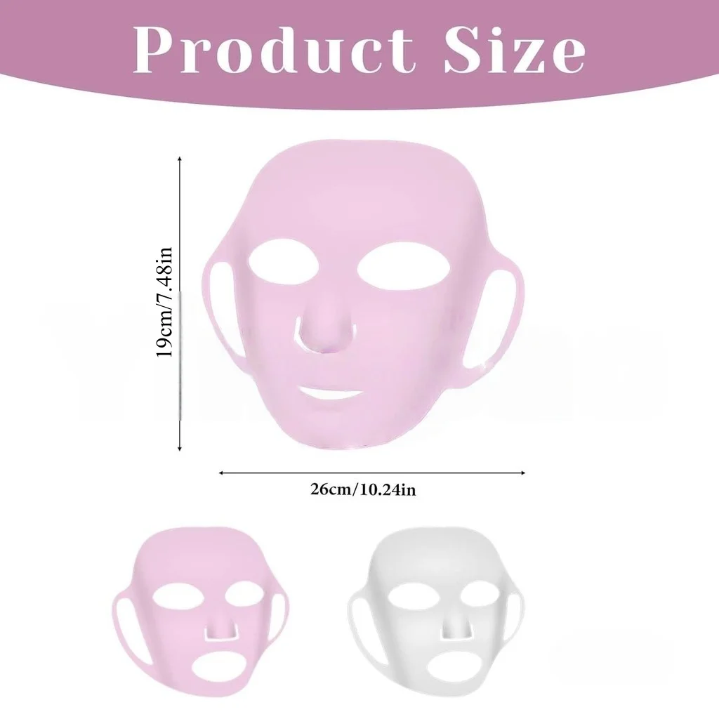 1/2 قطعة ثلاثية الأبعاد قابلة لإعادة الاستخدام التجاعيد تنعيم سيليكون قناع الوجه حامل لأقنعة ورقة ترطيب قناع الوجه غطاء منع Evaporatio #3