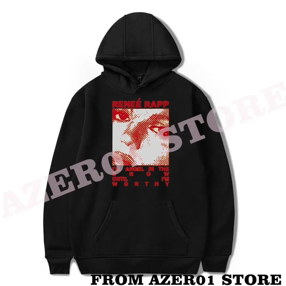 Reneé Rapp WORTHY Merch Hoodies Winter Men/Women Hooded Sweet Streetwear Long Sleeve Sweatshirt