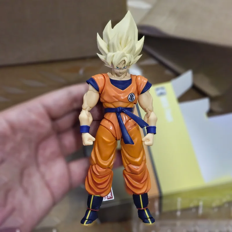 Son Goku Kit Figura BANDAI Dragon Ball Z Dcg Shf Super Saiyan Ssj Spot Original Anime Action Decorative Supplies Birthday Gift - Image 5