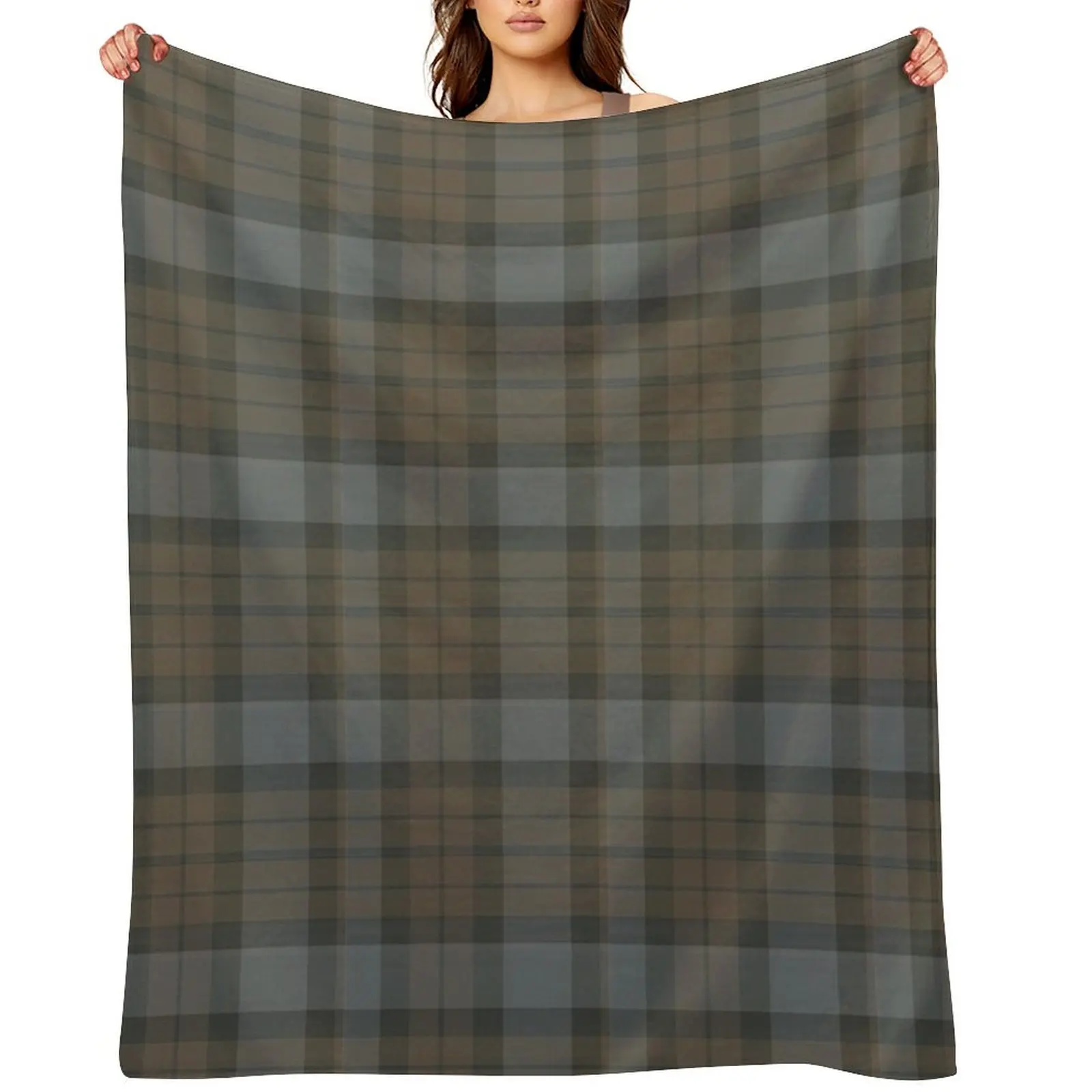 

TARTAN FRASER Throw Blanket Picnic Decorative Sofas Plush For Sofa Thin Blankets