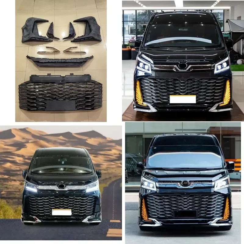 High Quality Face Front Body Kit Bumper Auto Parts Hiace 200 Conversion Body Kit