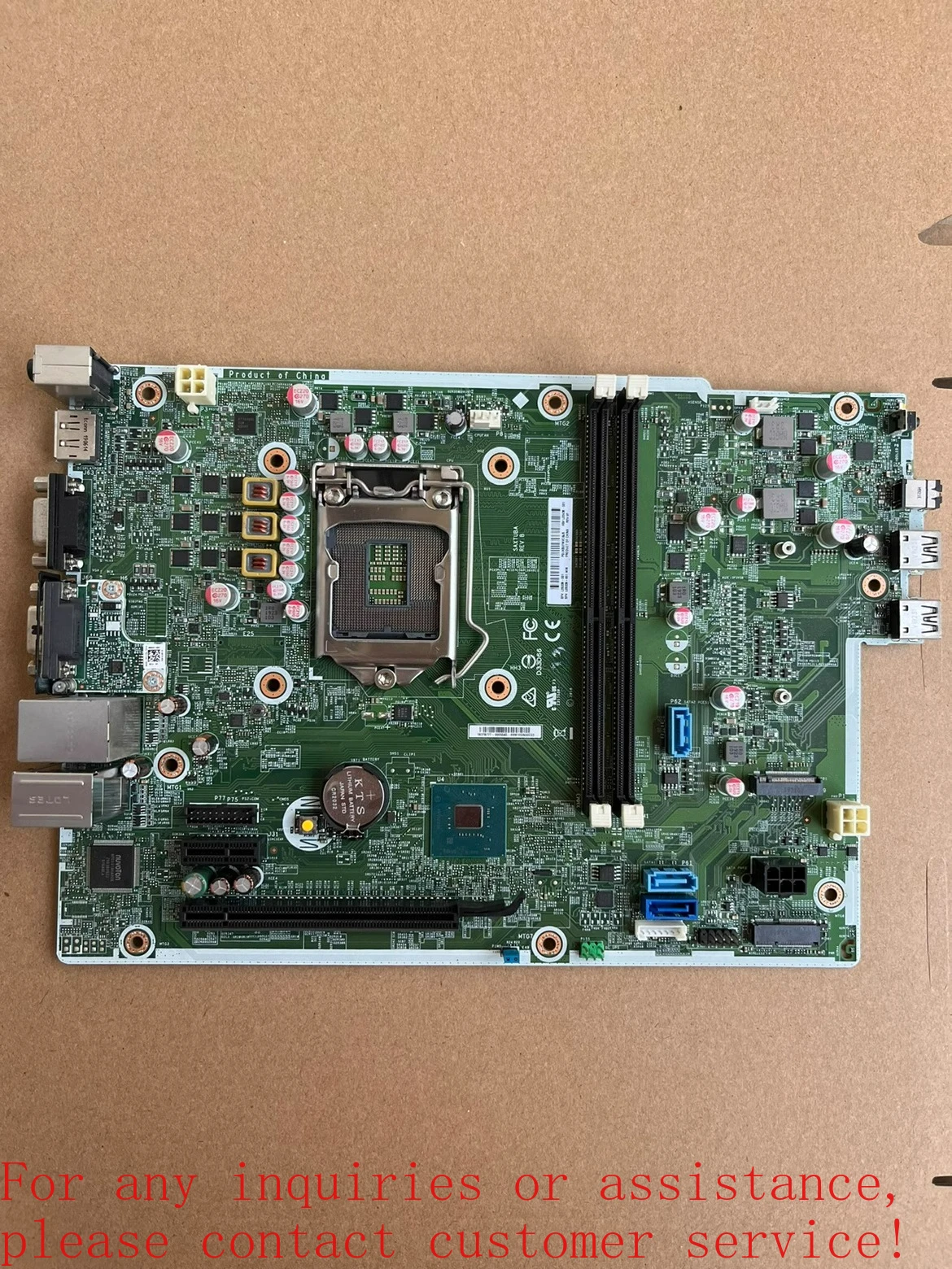 

For HP ProDesk 400 G5 SFF 8th generation main board L05339-001/601 L02436-001