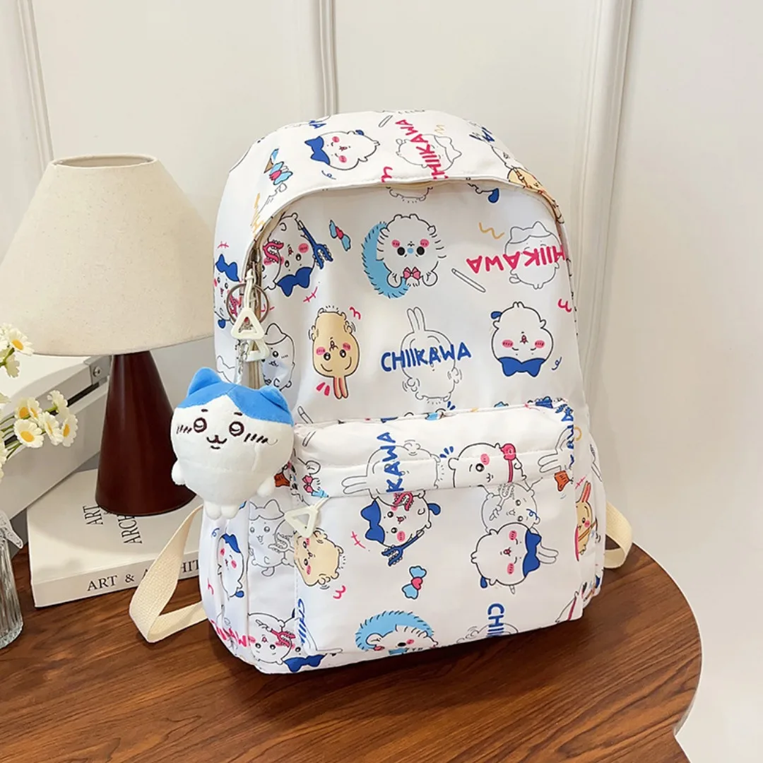 Chiikawa Rugzak Nylon Leuke Anime Schooltas Lichtgewicht Grote Capaciteit