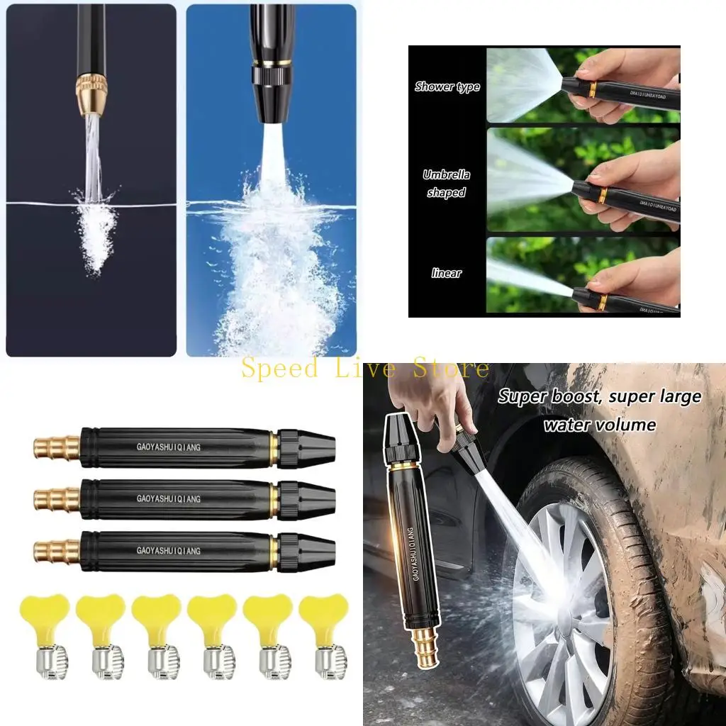 547C Quick Water Sprays Handle Nozzle Multiple Function Water Handle Sprayer 168Mm for Effective Vehicle & Garden Maintenance